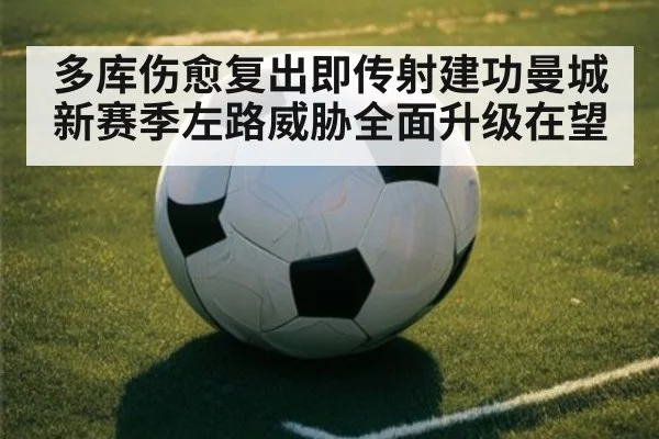 多库伤愈复出即传射建功曼城新赛季左路威胁全面升级在望